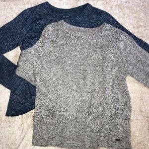 hollister long sleeve knit top bundle